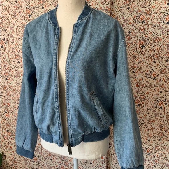 Lucky Brand denim bomber-medium - Picture 3 of 9